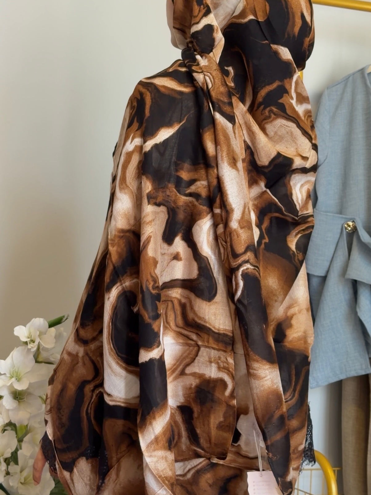 Printed Modal Hijab - Sienna