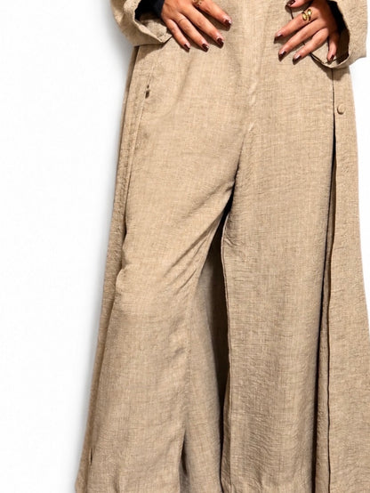 Sahra Abaya Set - Olive Brown