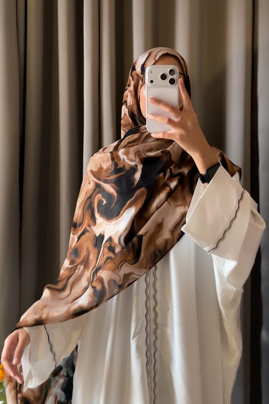 Printed Modal Hijab - Sienna